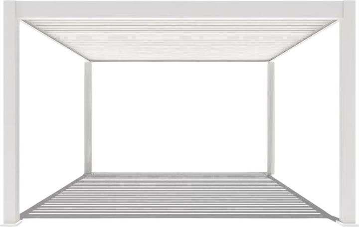 Immagine prodotto Weide elektrische Pergola 4x4m Weiss mit LED (400 cm, 400 cm)