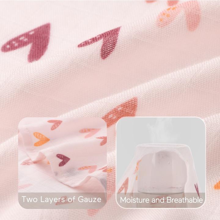 Image du produit Momcozy Couverture Muslin Swaddle 4 Pack (120 cm, 120 cm)