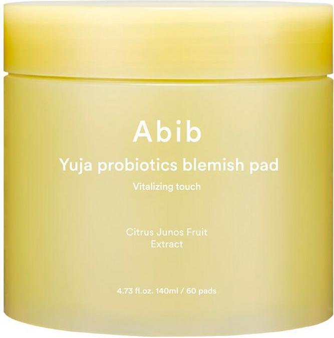 Image du produit Abib - Yuja Probiotics Blemish Pad - Vitalizing Touch - 60 pads (Lingettes nettoyantes pour le visage, 140 ml)