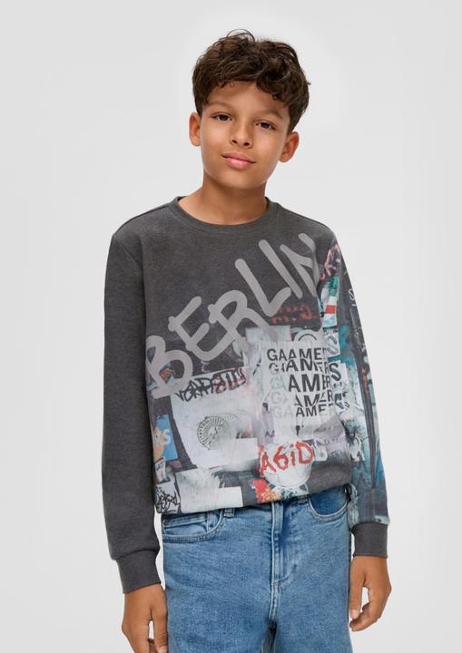 Image du produit s.Oliver Sweatshirt Sweatshirt mit Artwork (XL)