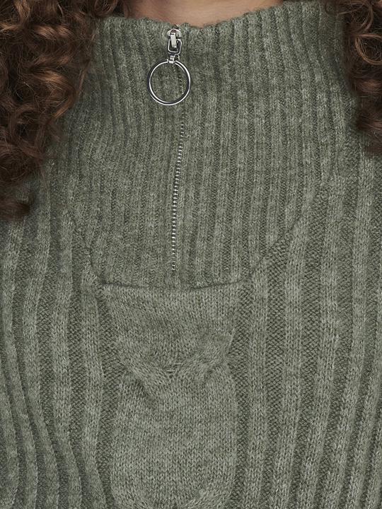 Produktbild JdY Reissverschluss-Zopfstrick- Strickpullover (XS)