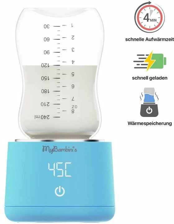 Actual product image MyBambini's Bottle warmer Pro for on the go