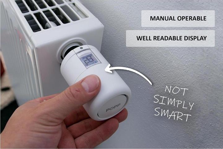 Actual product image Popp POPZ701721 - Smart Thermostat (Zigbee)