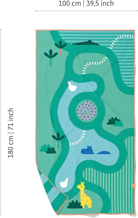 Produktbild Quut Strand- und Poolhandtuch für Kinder (180 x 100 cm)