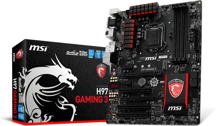 Produktbild MSI H97 Gaming 3 (LGA 1150, Intel H97, ATX)