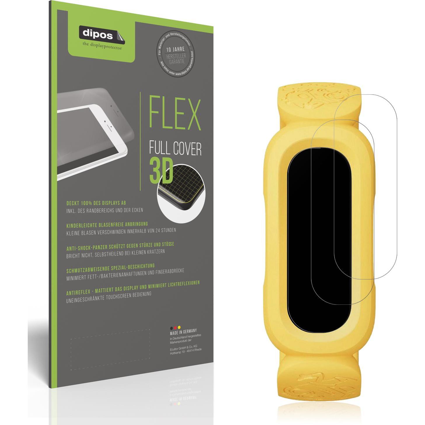 Dipos Full Cover Schutzfolie Matt, Smartwatch Schutzfolie, Transparent