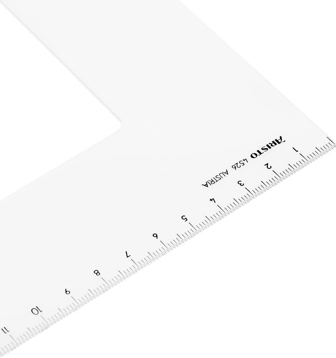 Actual product image Aristo Triangle plastic 45° (36.80 cm)