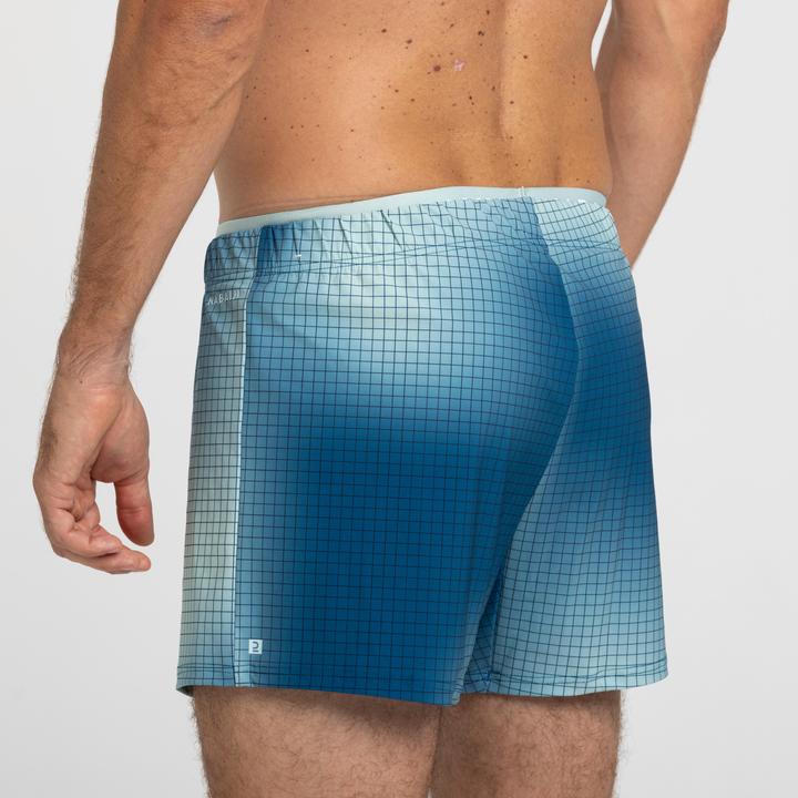 Immagine prodotto Nabaiji Pantaloncini da bagno corti da uomo - 100 Camo blu (XL)