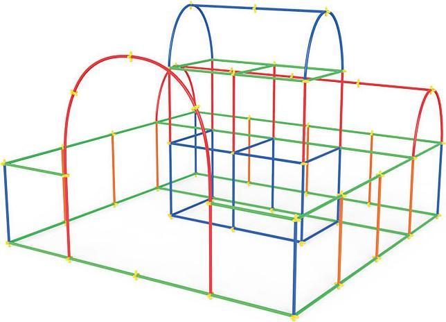 Productafbeelding Bouwrietjes in een zakje, 100 stuks. (100x)