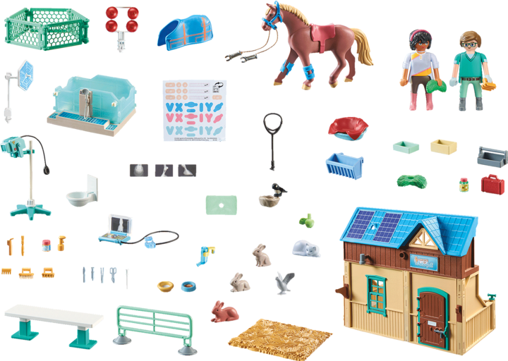 Actual product image Playmobil Riding therapy & veterinary practice (71352, Playmobil Horses of Waterfall)