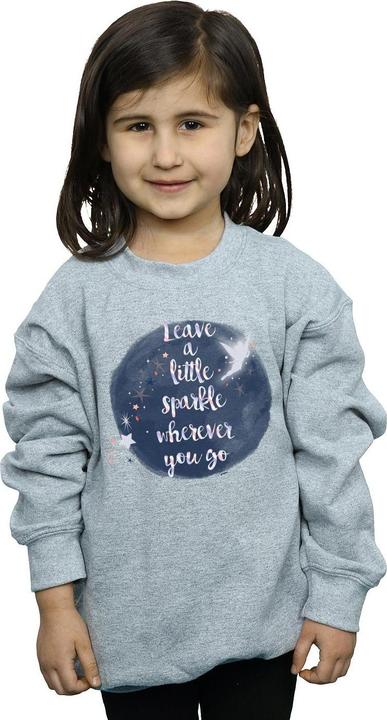 Actual product image Disney Girls Tinker Bell A Little Sparkle Sweatshirt (140, 146)
