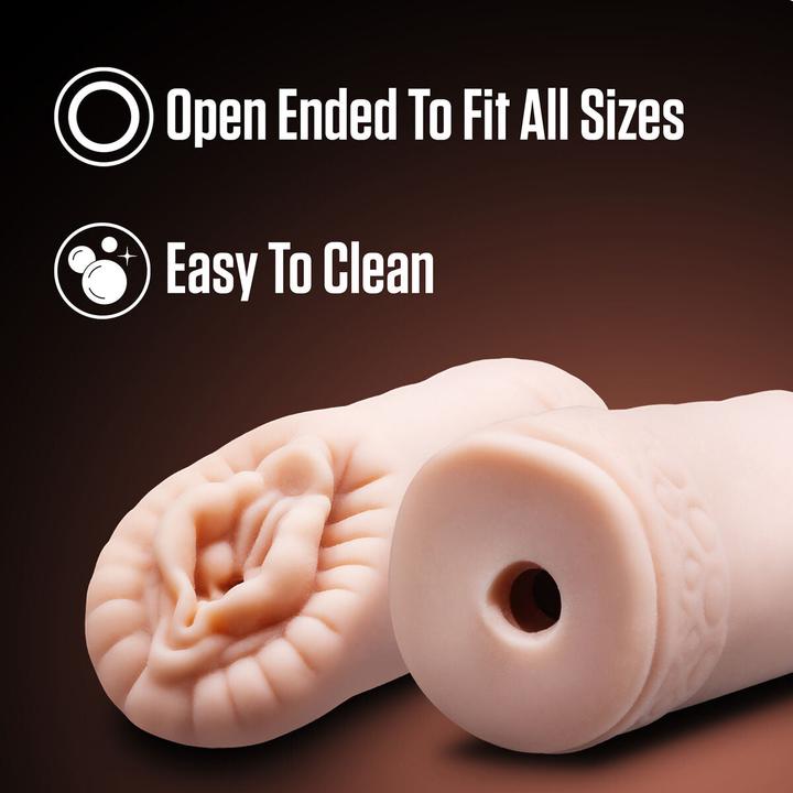 Actual product image Blush Enlust Alyssa - AI Male Masturbator | Tight Orbed Canal Stroker with 5 Pleasure Beads - Made w