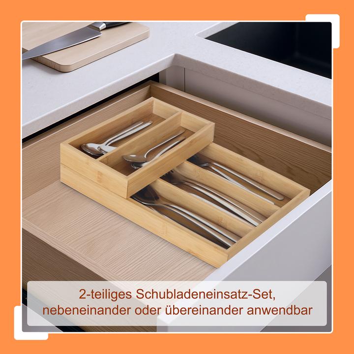 Actual product image Relaxdays Cutlery tray