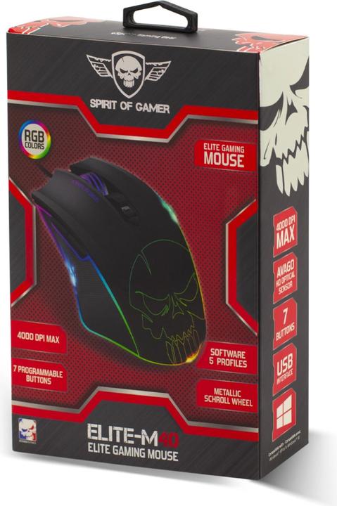 Actual product image Spirit Of Gamer Elite M40 (Cable)