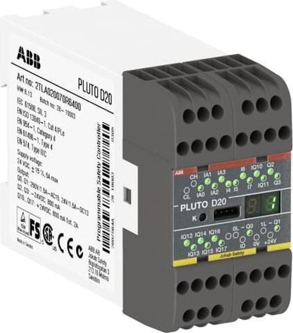 Actual product image ABB Safety controller