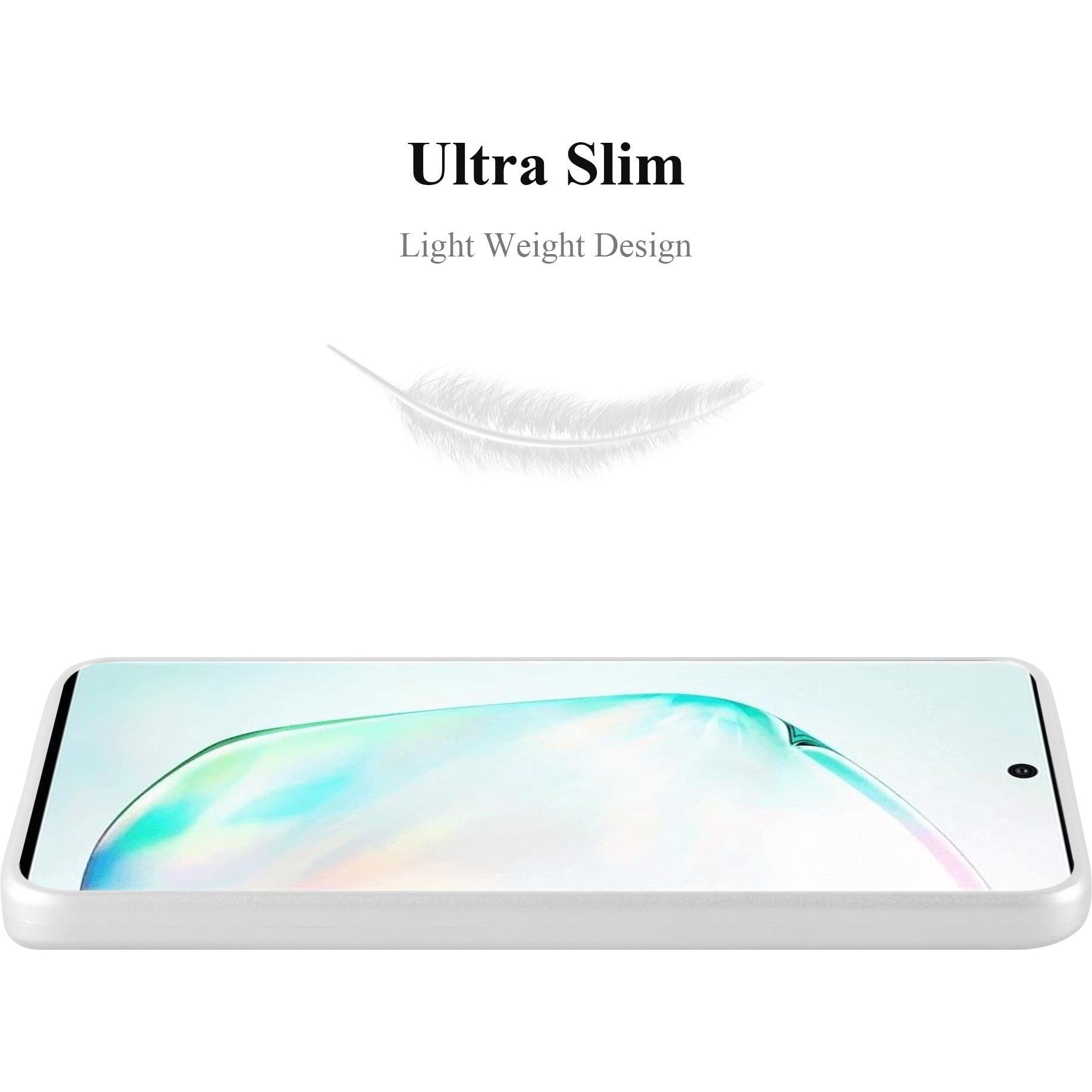 Thumbnail - Cadorabo TPU Matt Metallic Cover (Samsung Galaxy Note 10), Smartphone Hülle, Silber