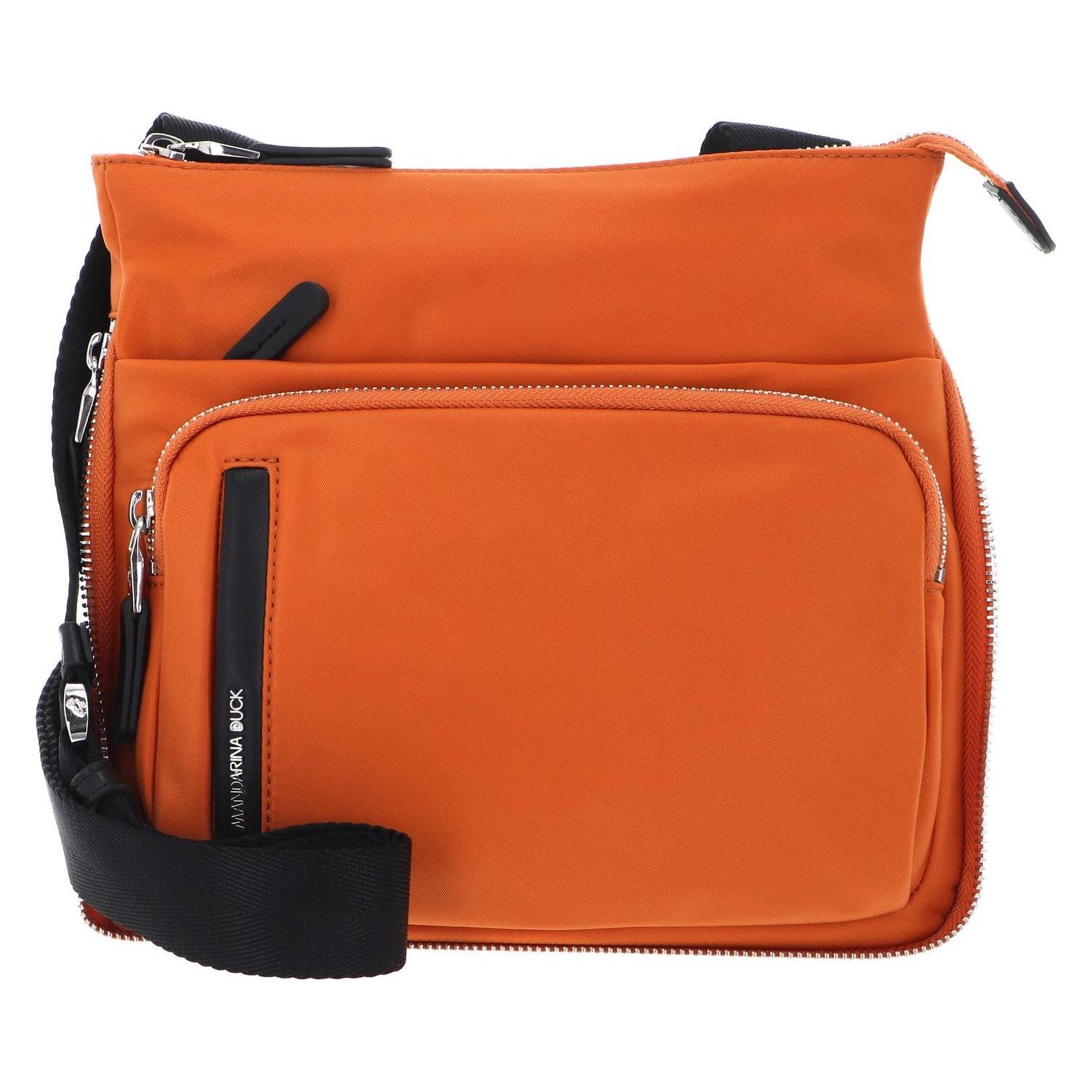 Mandarina Duck, Damen, Handtasche, Hunter Crossover, Orange, Schwarz