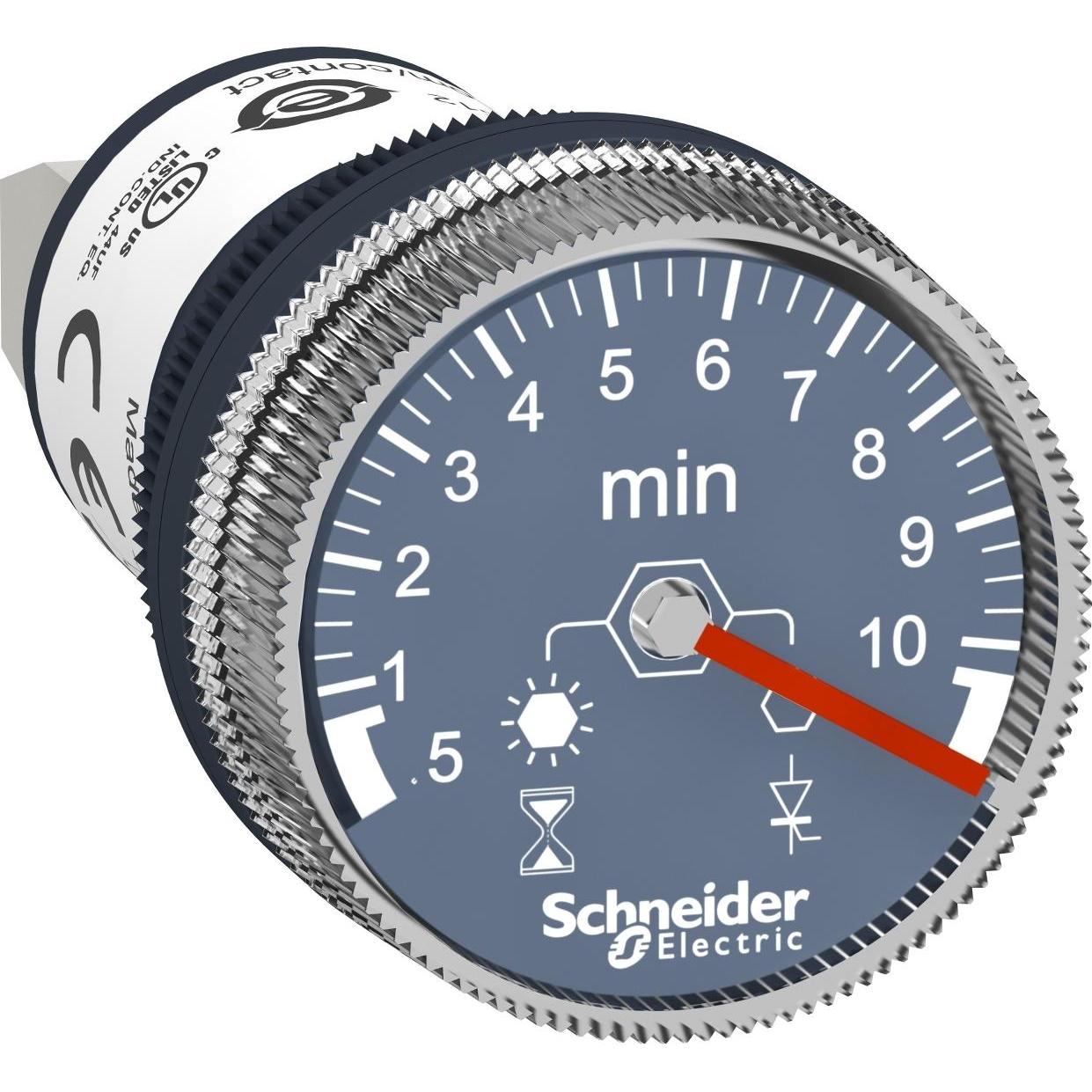Thumbnail - Schneider Electric Panel mounted timer 0,5 min to 10 min, Relais