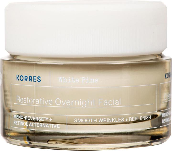 Actual product image Korres KORRES White Pine Restorative Overnight Facial Cream rehenerujący krem do twarzy na noc 40ml (40 ml)