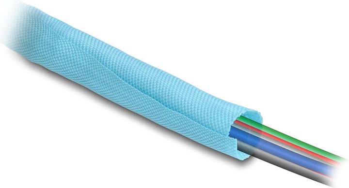 Produktbild Delock Kabelschlauch selbstschliessend 2 m x 16 mm Blau (Kabelschlauch, 200 cm)