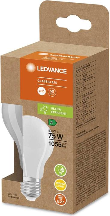 Actual product image Ledvance LED lamp (E27, 5 W, 1055 lm, 1 x, A)