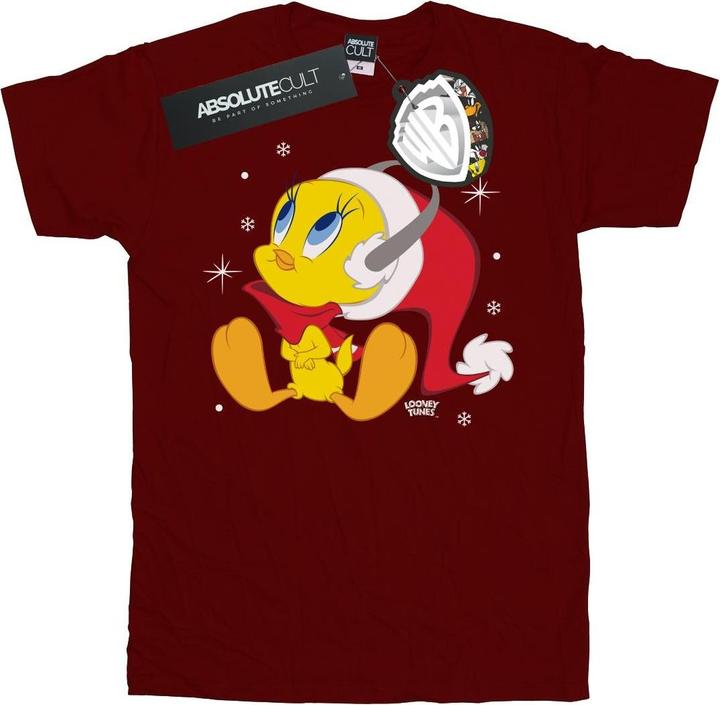 Immagine prodotto Looney Tunes Christmas Tweety Maglietta Uomo (XXL)