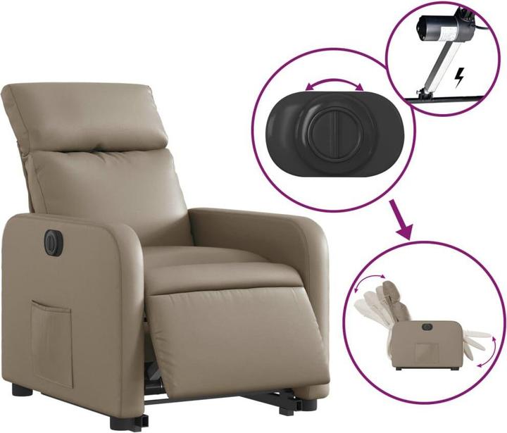 Image du produit vidaXL Relaxsessel mit Aufstehhilfe