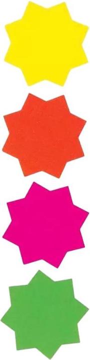 Immagine prodotto Universal Textiles Forme fluorescenti Misura Confezione 60 (6 x 6 cm)