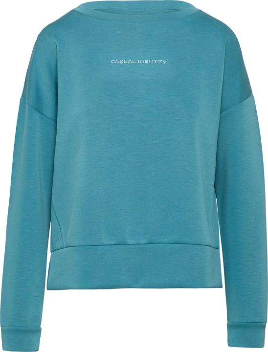 Image du produit Comma Sweatshirt Sweatshirt mit Schmucksteinen (36)