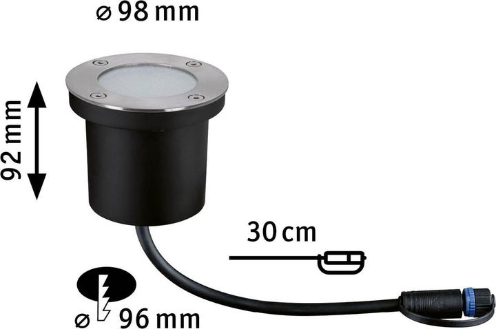 Immagine prodotto Paulmann Luce da incasso a pavimento per esterni Plug & Shine Zigbee (350 lm, IP67)