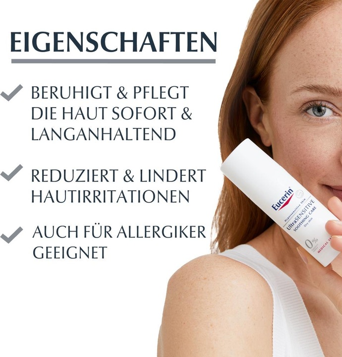 Image du produit Eucerin Ultra Sensitive Soin apaisant pour peaux sèches (50 ml, Crème de jour)
