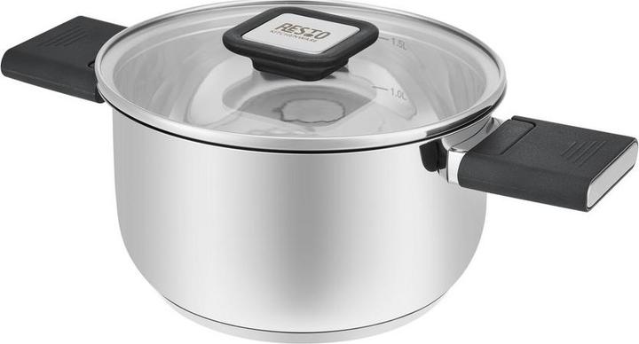 Actual product image Resto CASSEROLE D16CM 1.8L/92201 (Saucepan, Stainless steel, 16 x 9 cm)