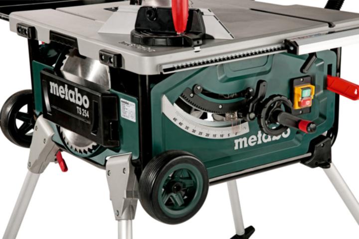 Produktbild Metabo TS254 Tischkreissäge (mit Untergestell und Trolleyfunktion)