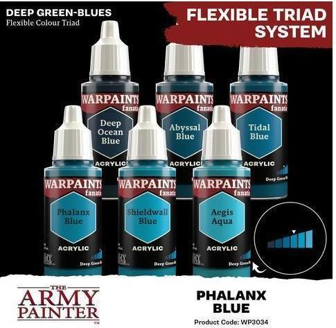 Actual product image The Army Painter Colour Warpaints Fanatic: Phalanx Blue 18 ml