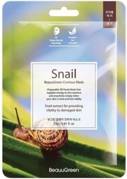 Produktbild Beauugreen Snail Contour Mask Korean Mask With Snail Slime 23Ml (23 ml)
