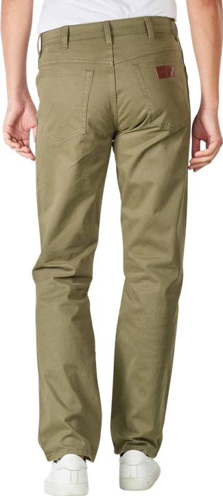 Actual product image Wrangler Texas Slim Pant Straight Fit Militare Green (W33/L32)