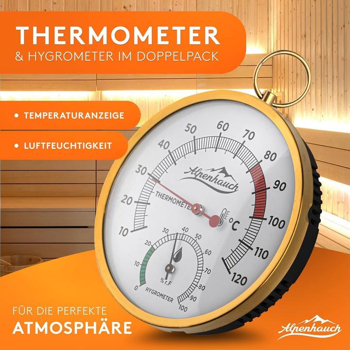 Produktbild Alpenhauch Sauna Thermometer & Hygrometer
