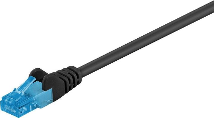 Produktbild Goobay 55406 Netzwerkkabel 1 m Cat6a U/UTP (UTP) Schwarz (U/UTP, CAT6a, 1 m)