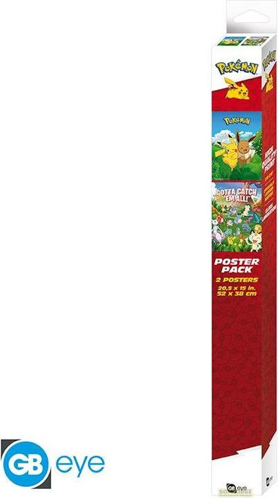 Immagine prodotto GB Eye Pokemon Set 2 Chibi Posters Environments (52x38)