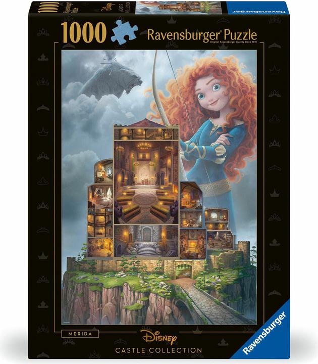 Ravensburger Puzzel 12000263 - Merida - 1000 stukjes Disney Castle Collection legpuzzel voor volwassenen (1000 onderdelen)