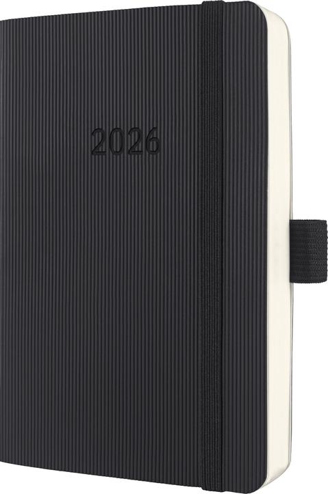 Produktbild Sigel Tageskalender 2026 C2621 1T/1S schwarz 14x9.3cm (A6, 1 Tag / 1 Seite)