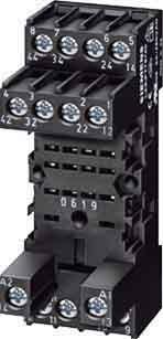 Actual product image Siemens Plug-in socket SIMIREL, log. Separation LZS:PT78742 (Relay socket)