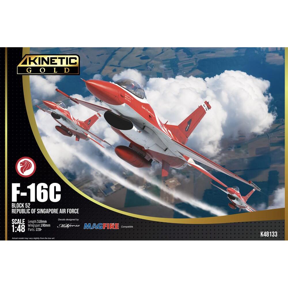 Kinetic RSAF F-16C BLACK KNIGHT