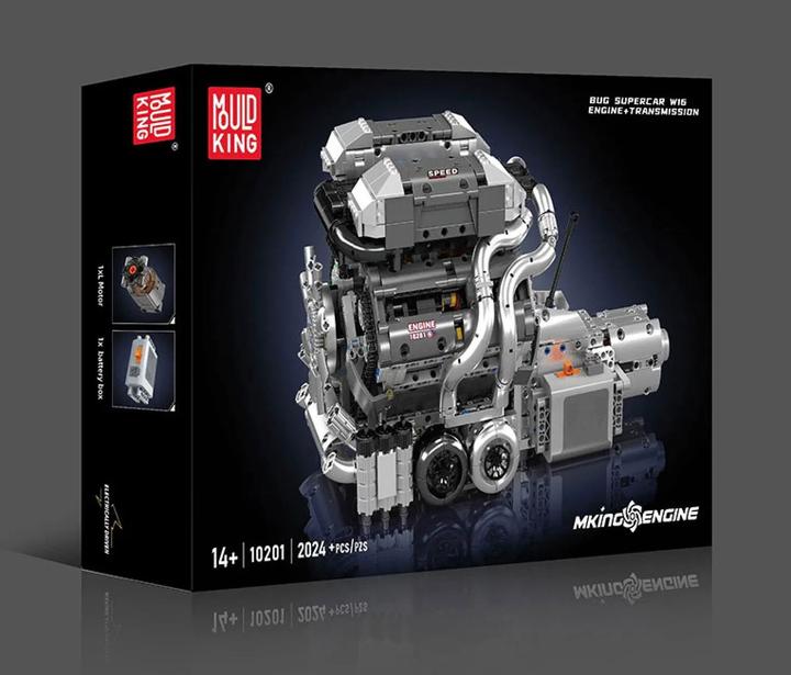 Actual product image Mould King Bug W16 Engine Motor