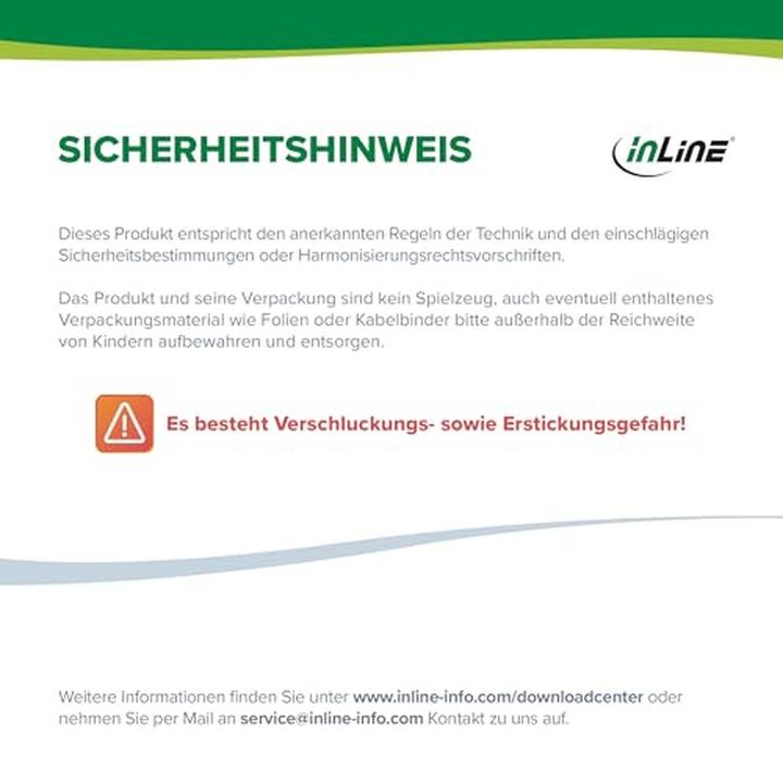 Produktbild InLine Patchkabel armiert (U/FTP, CAT6a, 30 m)