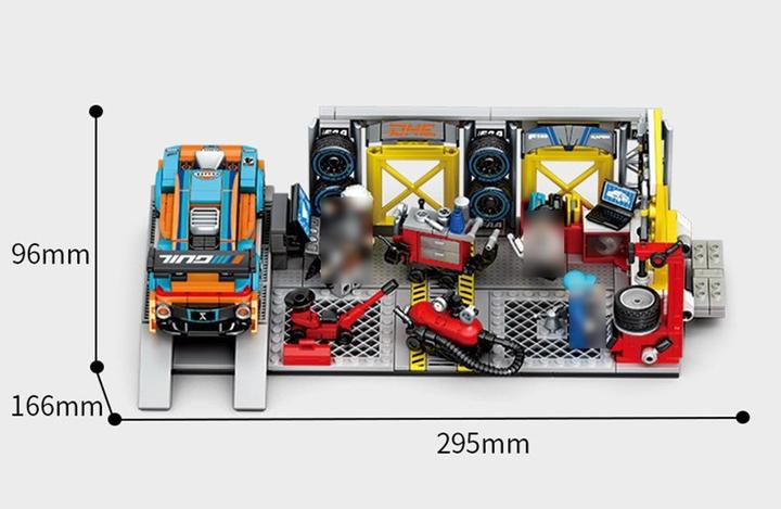 Actual product image Sembo Car tuning workshop