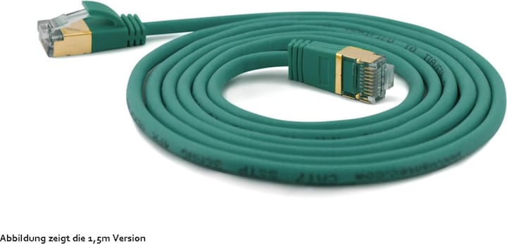 Actual product image Wantec Extra thinCat.7 raw cable SSTP patch cable (S/FTP, CAT7, 1 m)
