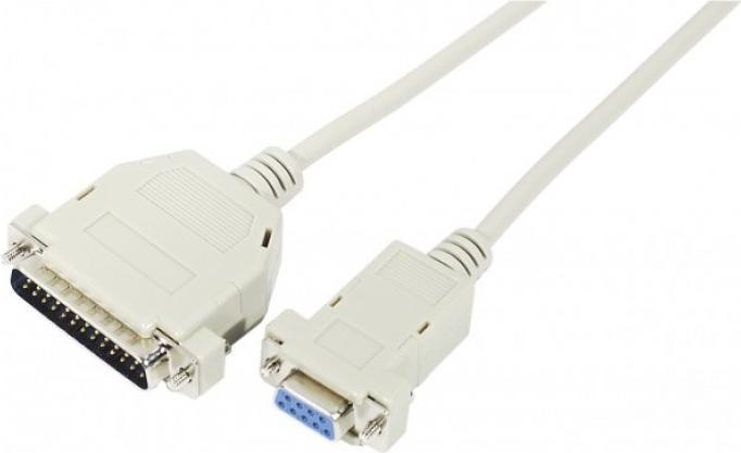 Produktbild Générique DB9 female to DB25 male serial null modem cord- 3 m (3 m, Parallel (Drucker))