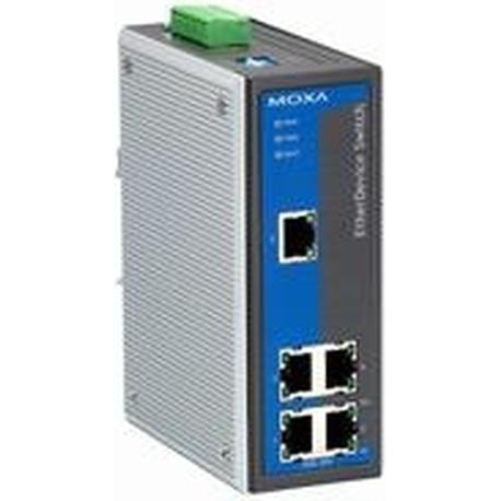Moxa Industrial Unmanaged Ethernets (5 Ports), Netzwerk Switch