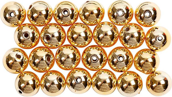 Actual product image Creativ Company Gold beads, 50 pieces.